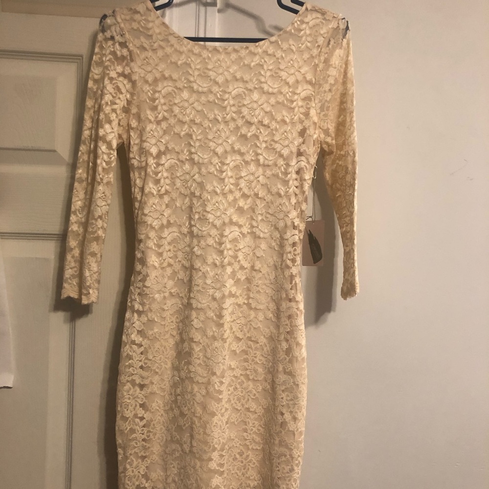 Cream dress